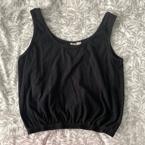 OLIVIA RAE black crop top